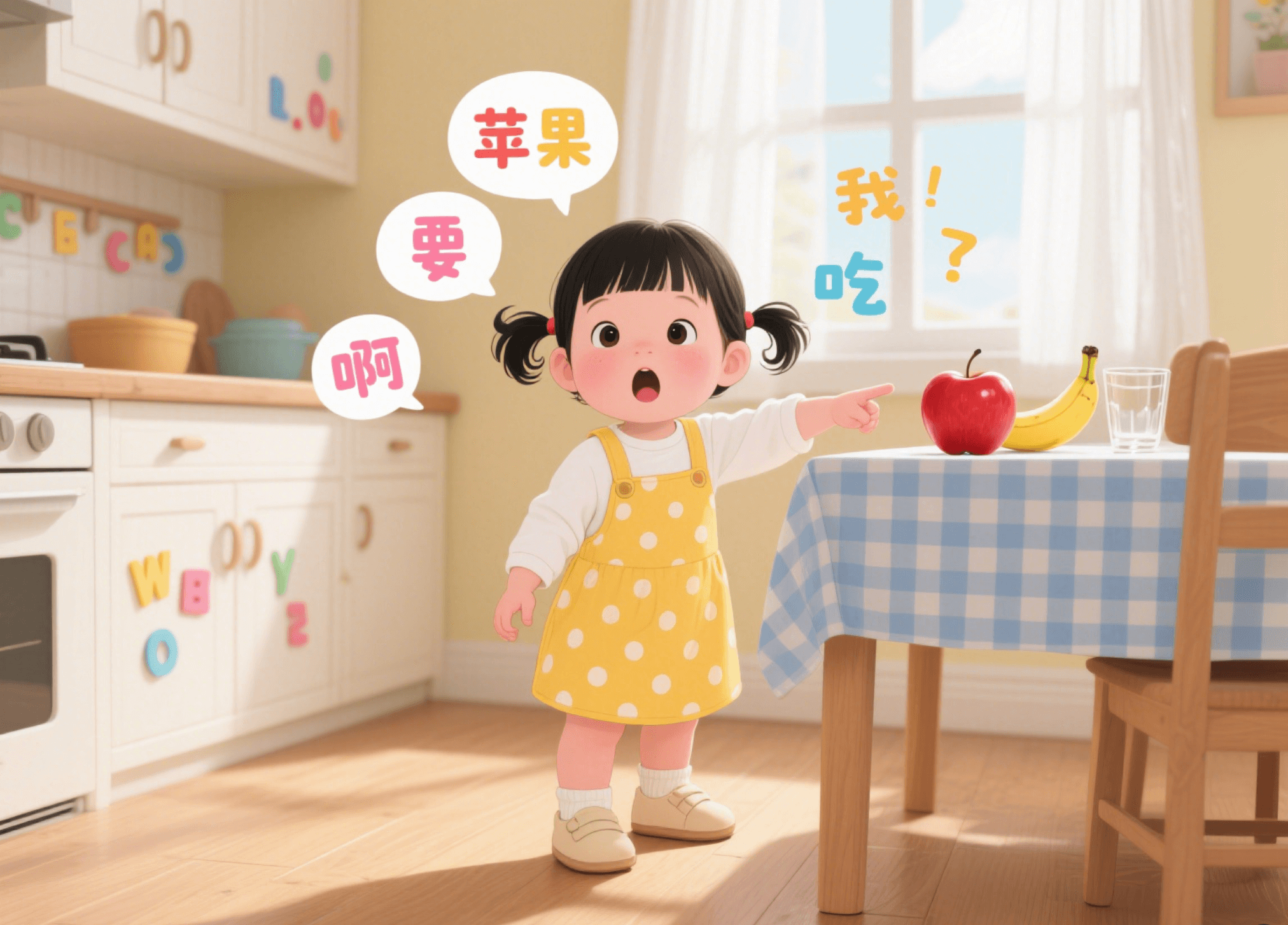 孩子第一次说完整句子的瞬间